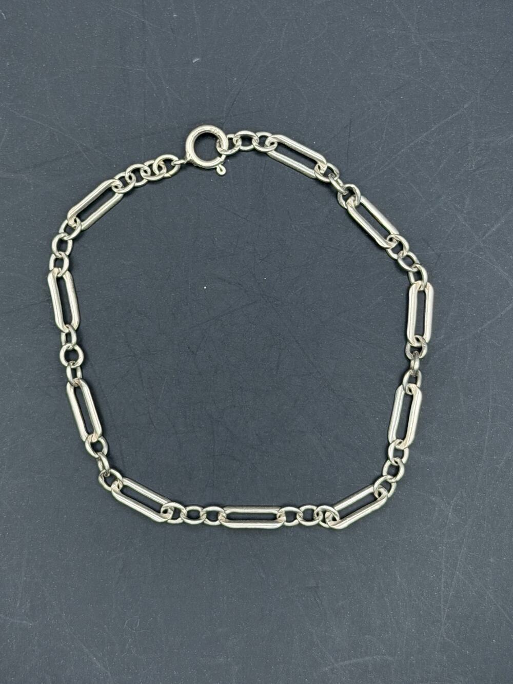 Vintage Sterling Silver Chain Bracelet